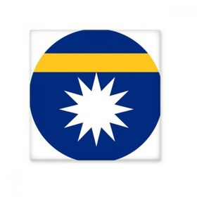 Dıythinker Nauru Okyanusya Ulusal Amblem Seramik 10x10 cm Seramik Karo