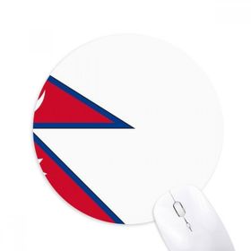 Dıythinker Nepal Ulusal Bayrağı Asya Ülke Baskılı Yuvarlak Kaymaz Kauçuk Mouse Pad
