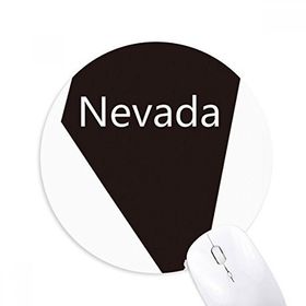 Dıythinker Nevada Amerika Birleşik Devletleri Haritası Baskılı Yuvarlak Kaymaz Kauçuk Mouse Pad