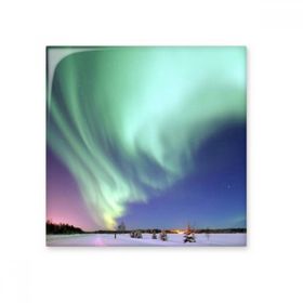 Dıythinker Night Stars Arctic Aurora Kar Seramik Bisque Fayans 10x10 cm Seramik Karo