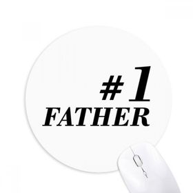 Dıythinker NO.1 Baba Baba Festival Alıntı Baskılı Yuvarlak Kaymaz Kauçuk Mouse Pad