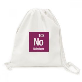 Dıythinker No Nobelium Chemical Element chem Kanvas İpli Sırt Çantası