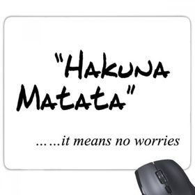 Dıythinker No worries Alıntı Baskılı Dikdörtgen Kaymaz Kauçuk Mouse Pad