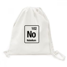 Dıythinker Nobelium Kimyasal Element Chem Kanvas İpli Sırt Çantası