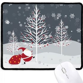 Dıythinker Noel Baba Kar Tanesi Ağacı Kaymaz Mouse Pad