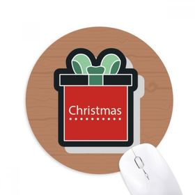 Dıythinker Noelsi Noel Çizgi Film Simgesi Baskılı Yuvarlak Kaymaz Kauçuk Mouse Pad