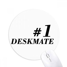 Dıythinker Number.1 Deskmate Mezuniyet Sezonu Baskılı Yuvarlak Kaymaz Kauçuk Mouse Pad
