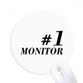 Dıythinker Number.1 Monitör Mezuniyet sezonu Baskılı Yuvarlak Kaymaz Kauçuk Mouse Pad