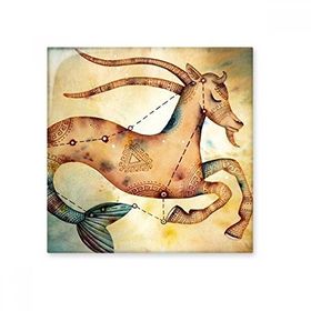 Dıythinker Ocak Aralık Oğlak Burcu Zodyak Seramik 10x10 cm Seramik Karo