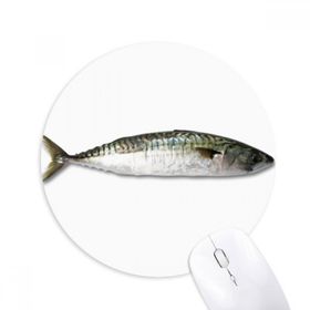 Dıythinker Okyanus Balık Etkinliği Uzun Siyah Baskılı Yuvarlak Kaymaz Kauçuk Mouse Pad