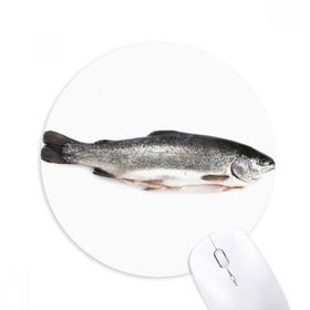 Dıythinker Okyanus Balık Taze Gri Baskılı Yuvarlak Kaymaz Kauçuk Mouse Pad