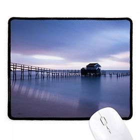 Dıythinker Okyanus Evi Su Bilimi Doğa Resmi Kaymaz Siyah Başlıklı Kenarlar Mouse Pad