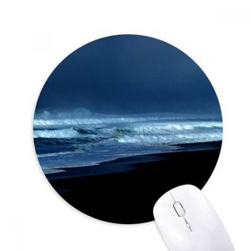 Dıythinker Okyanus Gökyüzü Su Plaj Bilim Doğa Resim Baskılı Yuvarlak Kaymaz Kauçuk Mouse Pad