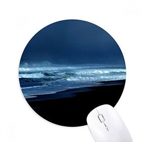 Dıythinker Okyanus Gökyüzü Su Plaj Bilim Doğa Resim Baskılı Yuvarlak Kaymaz Kauçuk Mouse Pad
