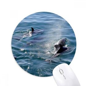 Dıythinker Okyanus Katil Balina Doğa Resmi Baskılı Yuvarlak Kaymaz Kauçuk Mouse Pad
