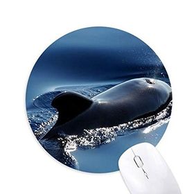 Dıythinker Okyanus Su Deniz Balina Bilim Doğa Resim Baskılı Yuvarlak Kaymaz Kauçuk Mouse Pad