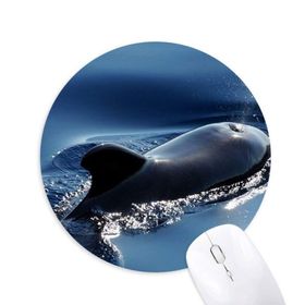 Dıythinker Okyanus Su Deniz Balina Bilim Doğa Resim Baskılı Yuvarlak Kaymaz Kauçuk Mouse Pad