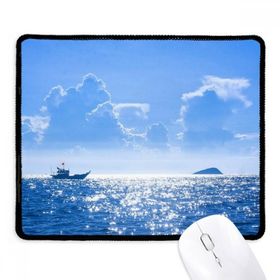 Dıythinker Okyanus Su Deniz Tekne Bilim Doğa Resim Kaymaz Siyah Başlıklı Kenarlar Mouse Pad