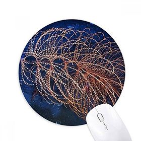 Dıythinker Okyanus Su Hattı Bilim Doğa Resmi Baskılı Yuvarlak Kaymaz Kauçuk Mouse Pad