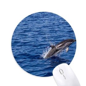 Dıythinker Okyanus Su Katil Balina Doğa Resmi Baskılı Yuvarlak Kaymaz Kauçuk Mouse Pad