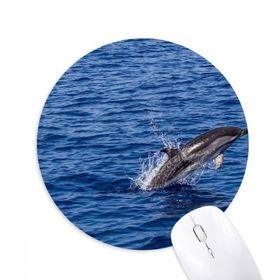 Dıythinker Okyanus Su Katil Balina Doğa Resmi Baskılı Yuvarlak Kaymaz Kauçuk Mouse Pad