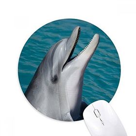 Dıythinker Okyanus Su Yunus Bilim Doğa Resim Baskılı Yuvarlak Kaymaz Kauçuk Mouse Pad