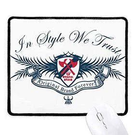 Dıythinker Orijinal Ortaçağ Şövalyeleri Avrupa Amblemi Kaymaz Siyah Başlıklı Kenarlar Mouse Pad