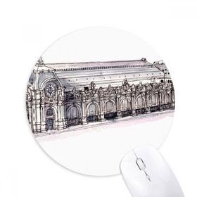 Dıythinker Orsay Müzesi Paris Fransa Baskılı Yuvarlak Kaymaz Kauçuk Mouse Pad