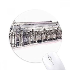Dıythinker Orsay Müzesi Paris Fransa Baskılı Yuvarlak Kaymaz Kauçuk Mouse Pad