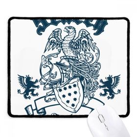 Dıythinker Orta Çağ Şövalyeleri Avrupa Destroy Eagle Amblemi Kaymaz Siyah Başlıklı Kenarlar Mouse Pad