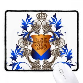 Dıythinker Orta Çağ Şövalyeleri Avrupa Taç Amblemi Kalkanı Kaymaz Siyah Başlıklı Kenarlar Mouse Pad