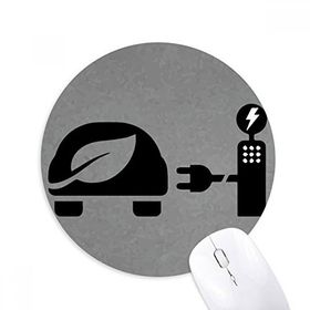 Dıythinker Otomatik Şarj İstasyonu Enerji Araçları Çevreyi Korur Baskılı Yuvarlak Kaymaz Kauçuk Mouse Pad