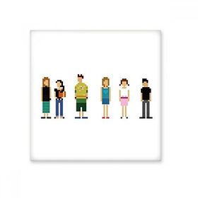 Dıythinker Oyun Karakterleri Piksel Seramik 10x10 cm Seramik Karo