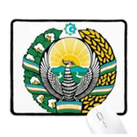 Dıythinker Özbekistan Asya Ulusal Amblem Kaymaz Mouse Pad