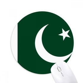 Dıythinker Pakistan Ulusal Bayrağı Asya Ülke Baskılı Yuvarlak Kaymaz Kauçuk Mouse Pad