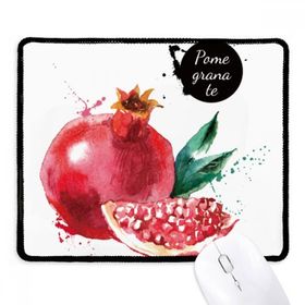 Dıythinker Pamegranate Meyve Lezzetli Sağlıklı Suluboya Kaymaz Siyah Başlıklı Kenarlar Mouse Pad