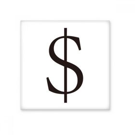 Dıythinker Para Birimi Sembolü Amerikan Dolar Seramik 10x10 cm Seramik Karo