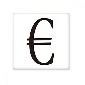 Dıythinker Para Birimi Sembolü Euro Seramik 10x10 cm Seramik Karo