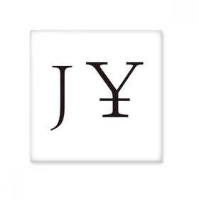 Dıythinker Para Birimi Sembolü Japon Yen Seramik 10x10 cm Seramik Karo