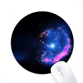 Dıythinker Parlak Gizemli Nebula Evren Uzay Baskılı Yuvarlak Kaymaz Kauçuk Mouse Pad