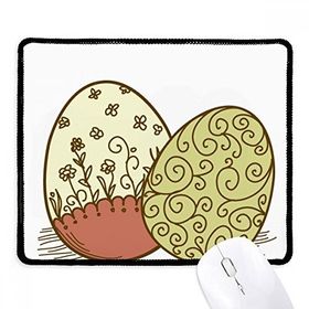 Dıythinker Paskalya Din Festivali Çiçek Yumurta Kaymaz Mouse Pad