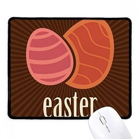 Dıythinker Paskalya Din Festivali Kırmızı Yumurta Desen Kaymaz Mouse Pad
