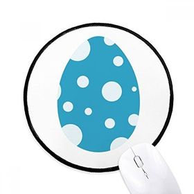 Dıythinker Paskalya Din Festivali Noktalar Yumurta Yuvarlak Kaymaz Mouse Pad