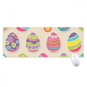 Dıythinker Paskalya Din Hıristiyanlık Festivali Sevimli Renkli Kaymaz Mouse Pad