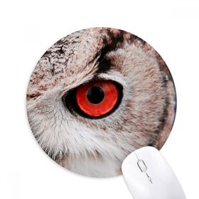 Dıythinker Pcture Karasal Organizma Hayvan Baykuş Baskılı Yuvarlak Kaymaz Kauçuk Mouse Pad