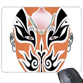 Dıythinker Pekin Operası Pekin Operası Yüz Maskesi Renkli Jinshuiqiao Sanat Çin Geleneksel Kültür İllüstrasyon Desen Baskılı Dikdörtgen Kaymaz Kauçuk Mouse Pad