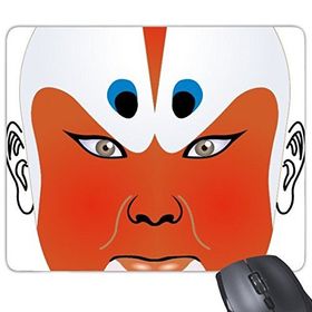 Dıythinker Pekin Operası Pekin Operası Yüz Maskesi Renkli Qunyinghui Sanat Çin Geleneksel Kültür İllüstrasyon Desen Baskılı Dikdörtgen Kaymaz Kauçuk Mouse Pad