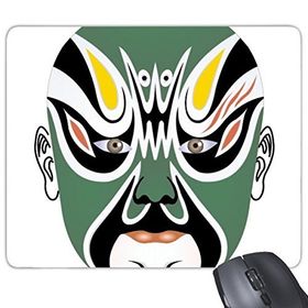 Dıythinker Pekin Operası Pekin Operası Yüz Maskesi Renkli Yaguanlou Sanat Çin Geleneksel Kültür İllüstrasyon Desen Baskılı Dikdörtgen Kaymaz Kauçuk Mouse Pad
