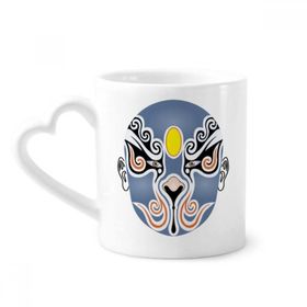 Dıythinker Peking Opera Maskesi Renkli Baizitu Kupaları Seramik Kupa 350 ml