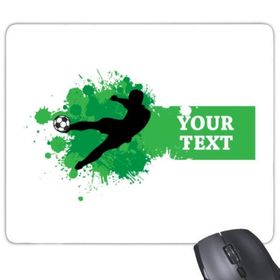 Dıythinker Penalty Kick Futbol Spor Baskılı Dikdörtgen Kaymaz Kauçuk Mouse Pad
